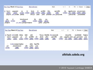 alkitab.sabda.org
© 2016 Yayasan Lembaga SABDA
 