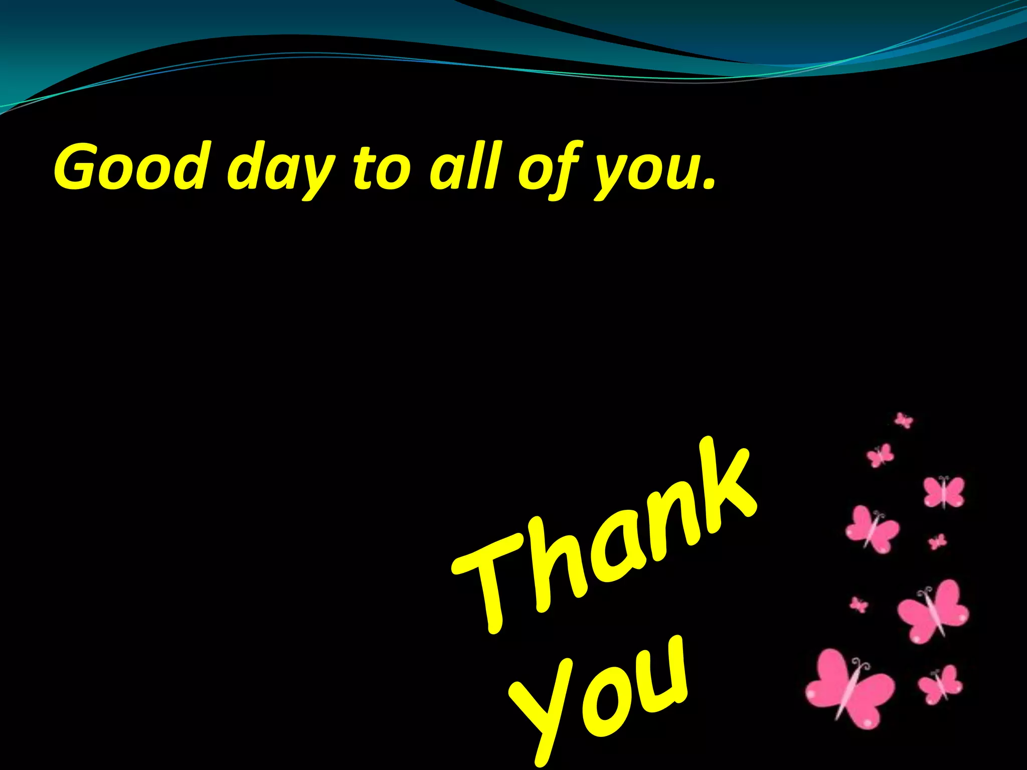 Good day to all of you.

 