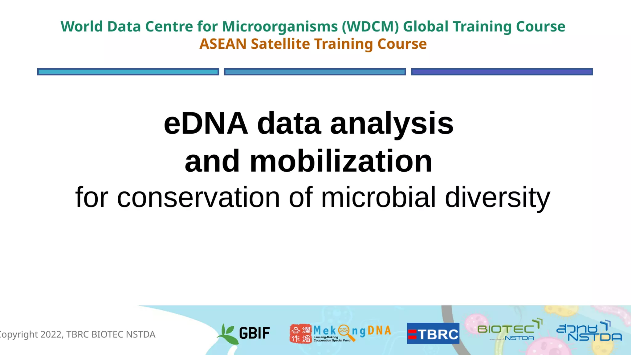 eDNA data analysis and mobilization for conservation of microbial ...