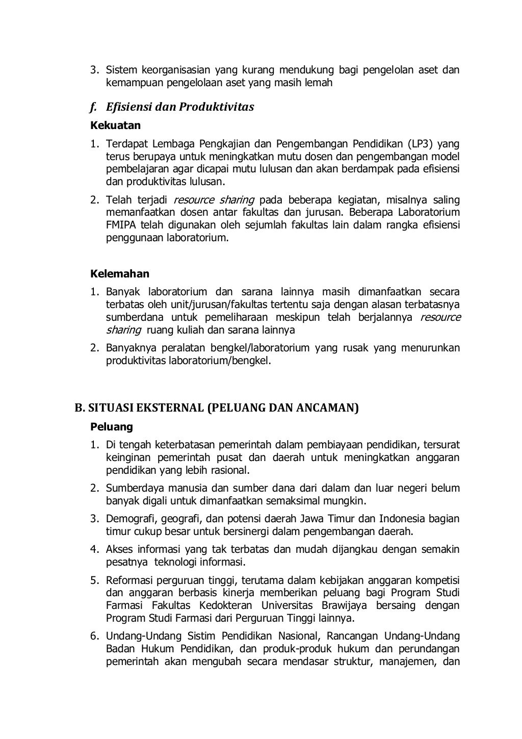 03 program kerja program studi farmasi