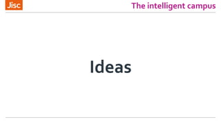 The intelligent campus
Ideas
 