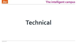 The intelligent campus
Technical
13/04/2018
 