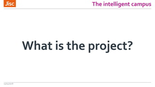 The intelligent campus
What is the project?
13/04/2018
 
