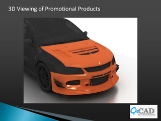 03 qe cad 3 d product modeling and rendering ppt | PPTX
