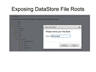 Exposing DataStore File Roots
 