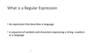 Comprehensive Introduction to Regular Expressions in Computer Science ...