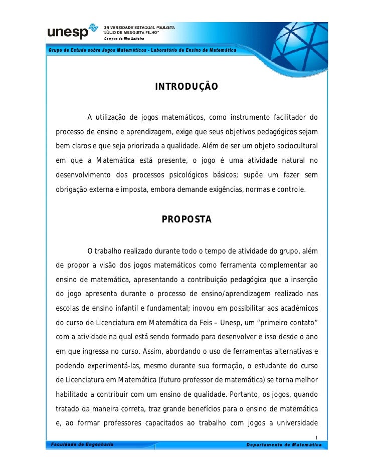 Relatorio de atividade