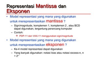 Contoh Representasi Organisasi Komputer- representasi informasi | PPT