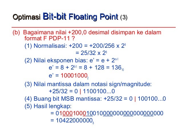 Organisasi Komputer Representasi Informasi