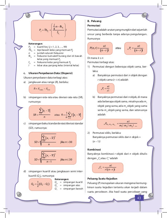Ringkasan Materi UAN SMA IPS: Matematika