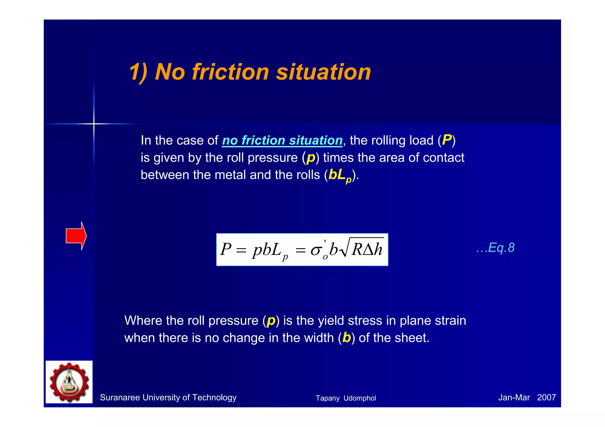 h 
2 
μ tanα ( h) R …Eq.7  