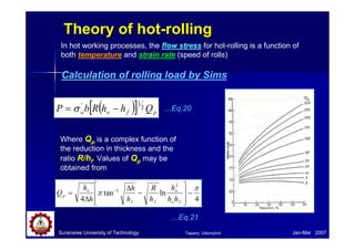 03 rolling of metals | PDF