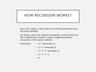 Function & Recursion | PPT