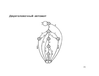 Двухголовочный автомат




                         21
 