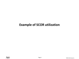 ©2012 Aite Group LLC.
Page 9
Example of SCOR utilization
 