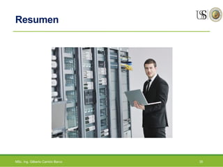 Resumen
35MSc. Ing. Gilberto Carrión Barco
 