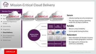Oracle Delivery Oracle Service Cloud overview | PPTX