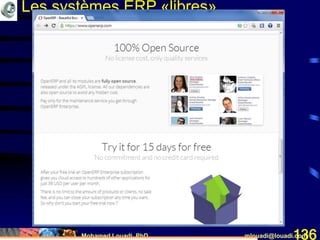 Mohamed Louadi, PhD mlouadi@louadi.com136
Les systèmes ERP «libres»
 