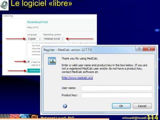 Mohamed Louadi, PhD mlouadi@louadi.com114
Le logiciel «libre»
 