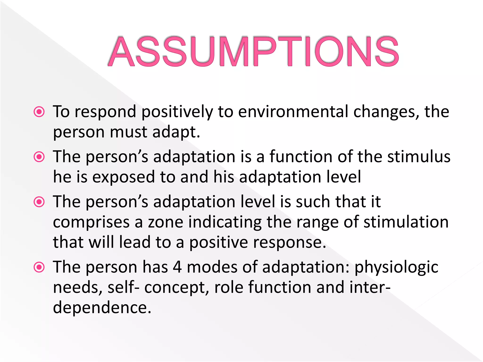 Sister Callista Roy’s Adaptation Theory | PPTX