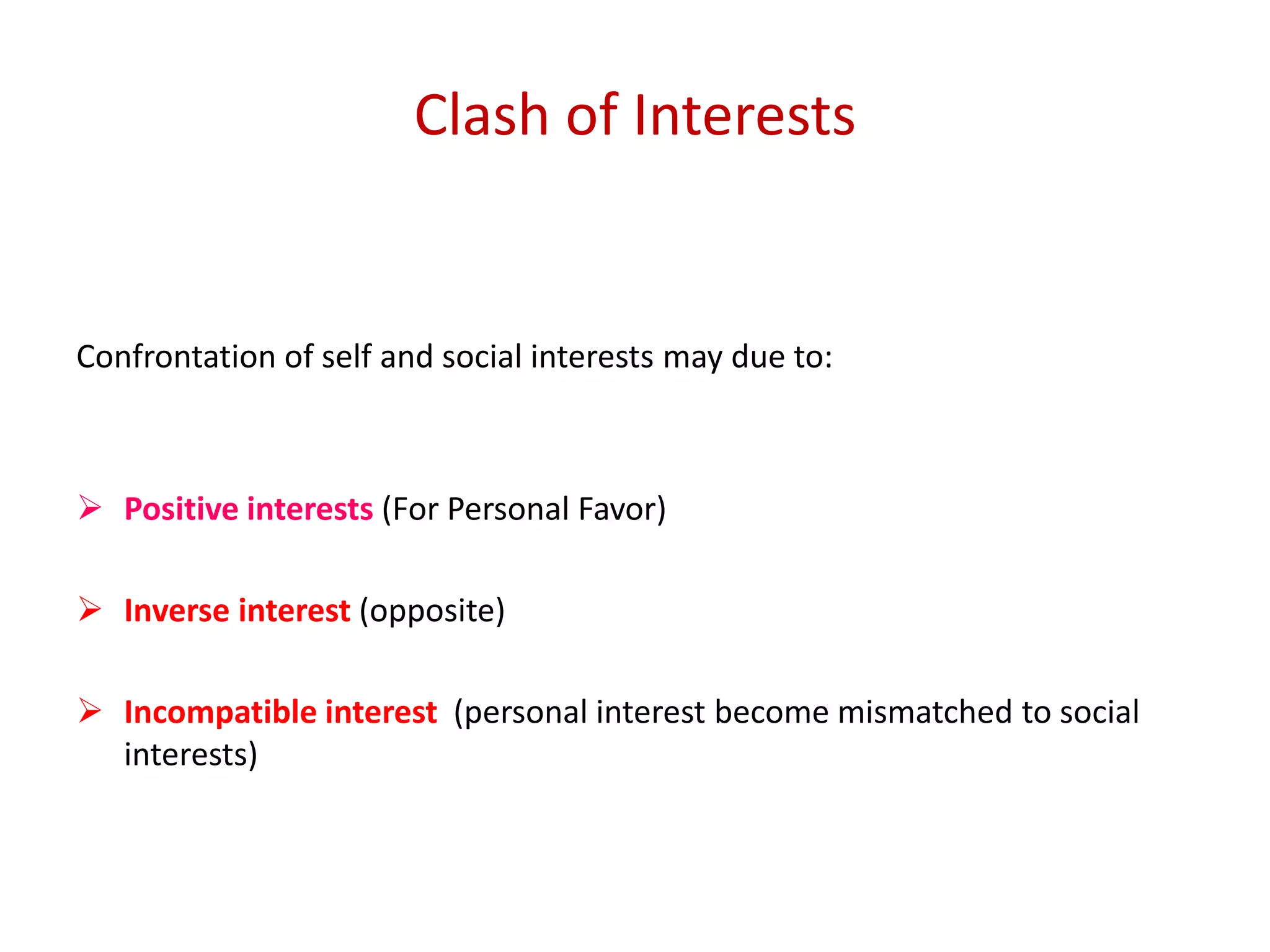 Society S Interest Vs Self Interests Pptx