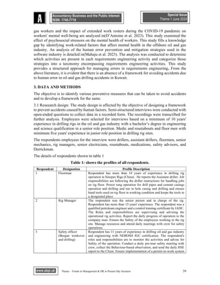 A FRAMEWORK FOR PREVENTING ACCIDENTS DUE TO HUMAN ERROR IN OIL AND GAS ...