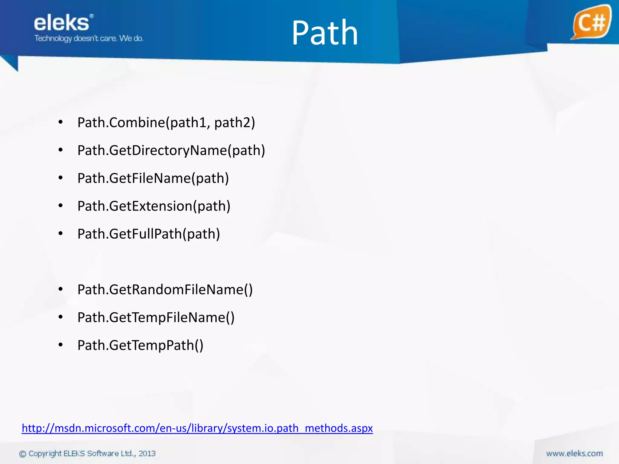 03 standard class library | PPTX
