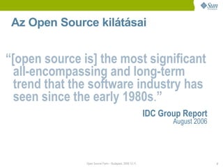 Sun presentation at Open Source Farm 2008