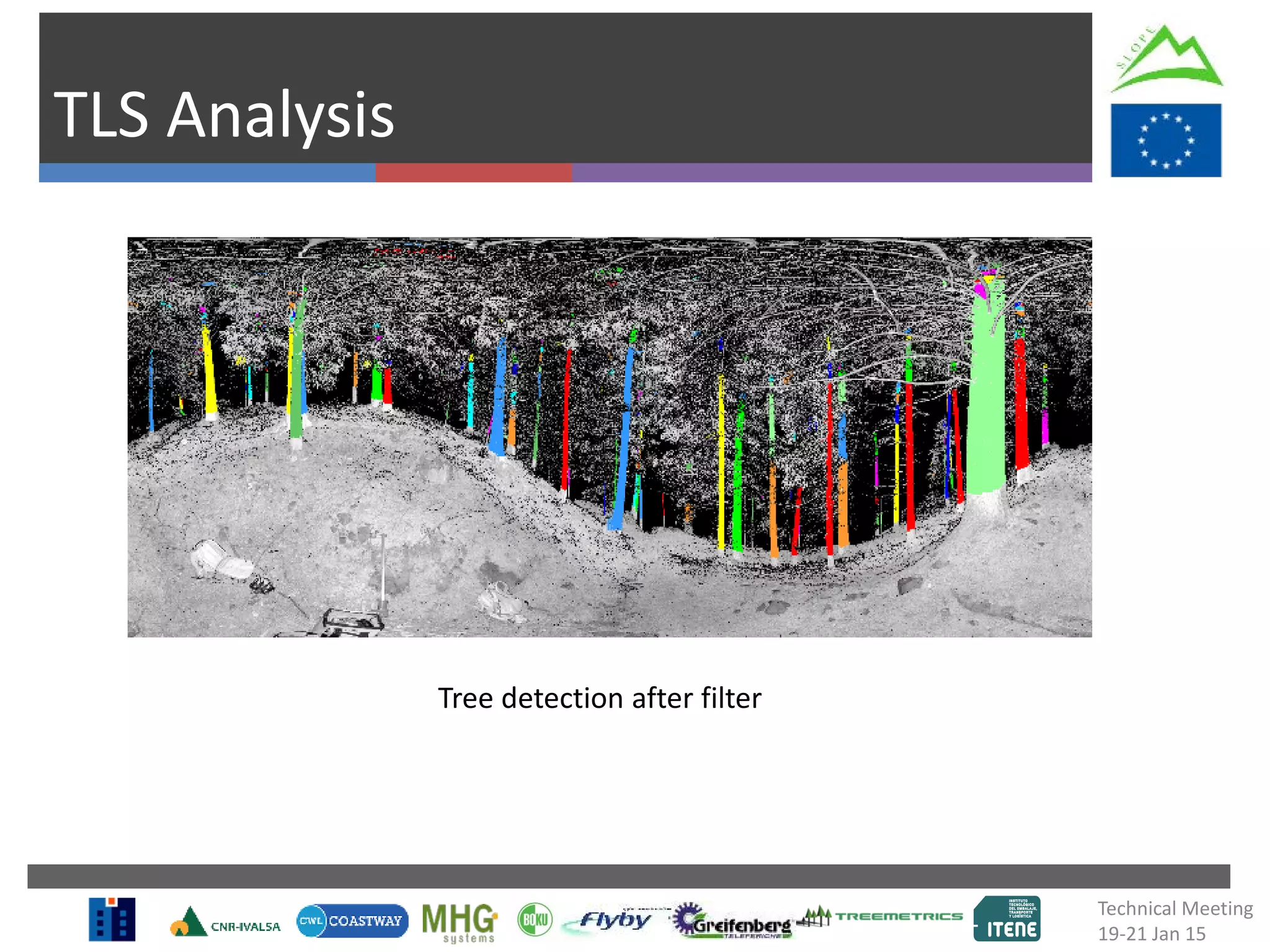 TLS Analysis
Tree detection after filter
Technical Meeting
19-21 Jan 15
 