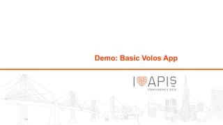 Demo: Basic Volos App
16