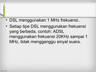 [Jarkom] Teknik penyaluran sinyal | PPT