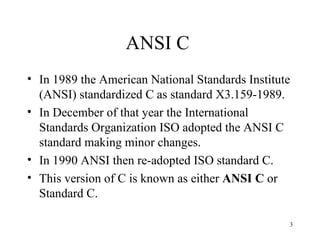 03 the c language | PPT