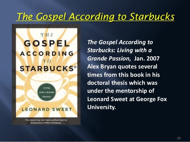 the gospel according to starbucks pdf