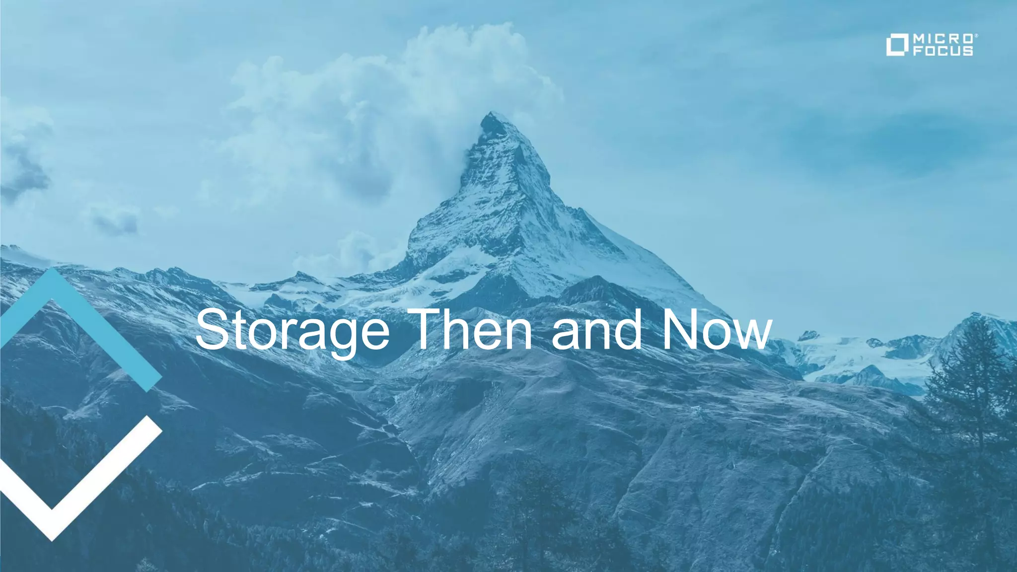 Storage Then and Now
 