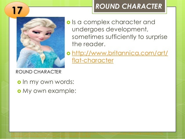 what is a flat character example