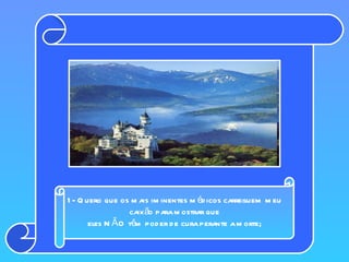 1- Quero que os mais iminentes médicos carreguem meu caixão para mostrar que eles NÃO têm poder de cura perante a morte; 