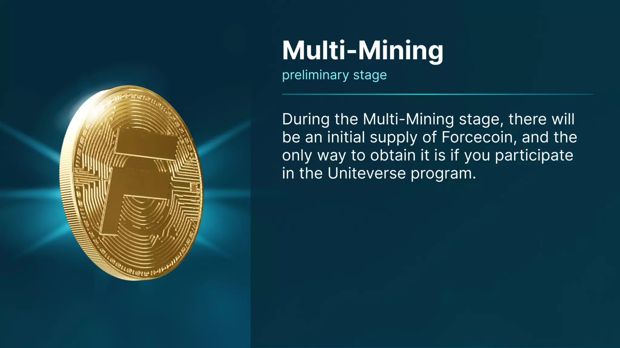 Presentation on the Uniteverse Program of Meta Force - English