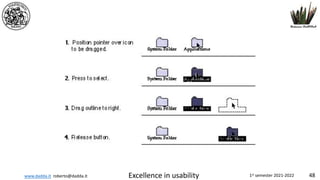www.dadda.it roberto@dadda.it Excellence in usability 1st semester 2021-2022 48
 
