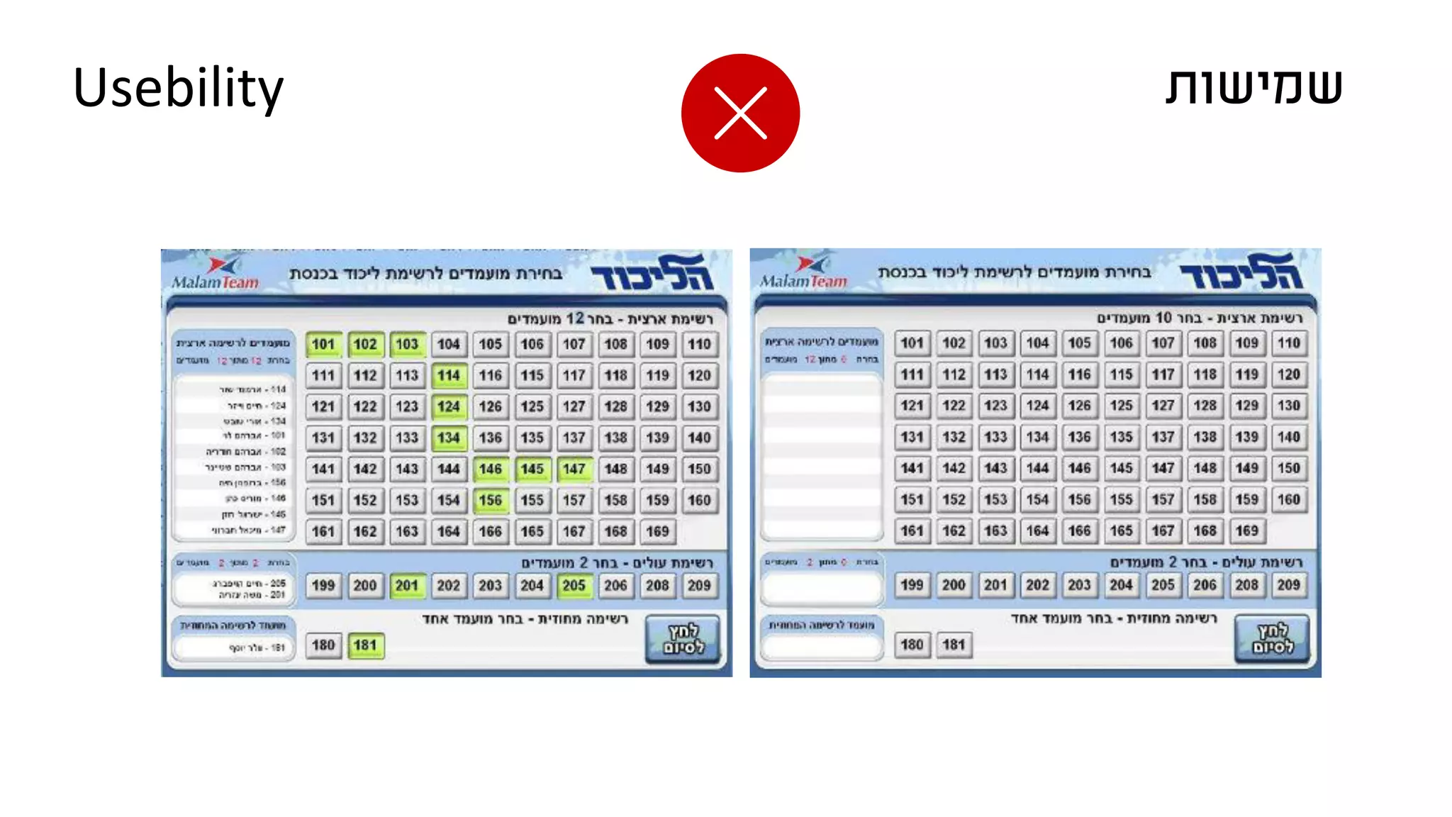 ‫שמישות‬Usebility
 