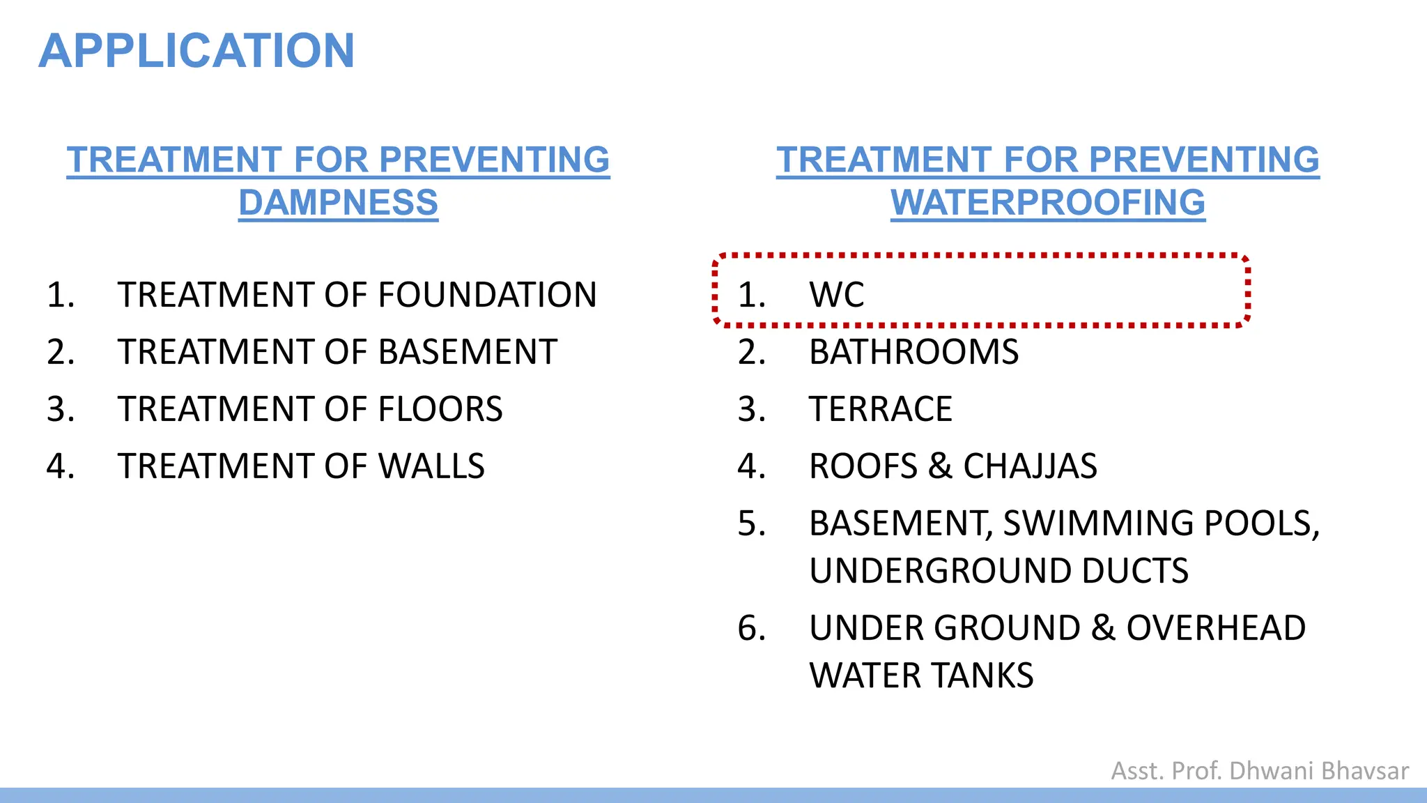 WATERPROOFING and DPC in structure and building | PPSX