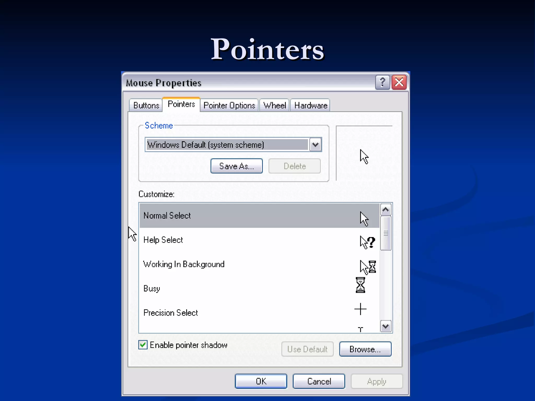 Pointers 