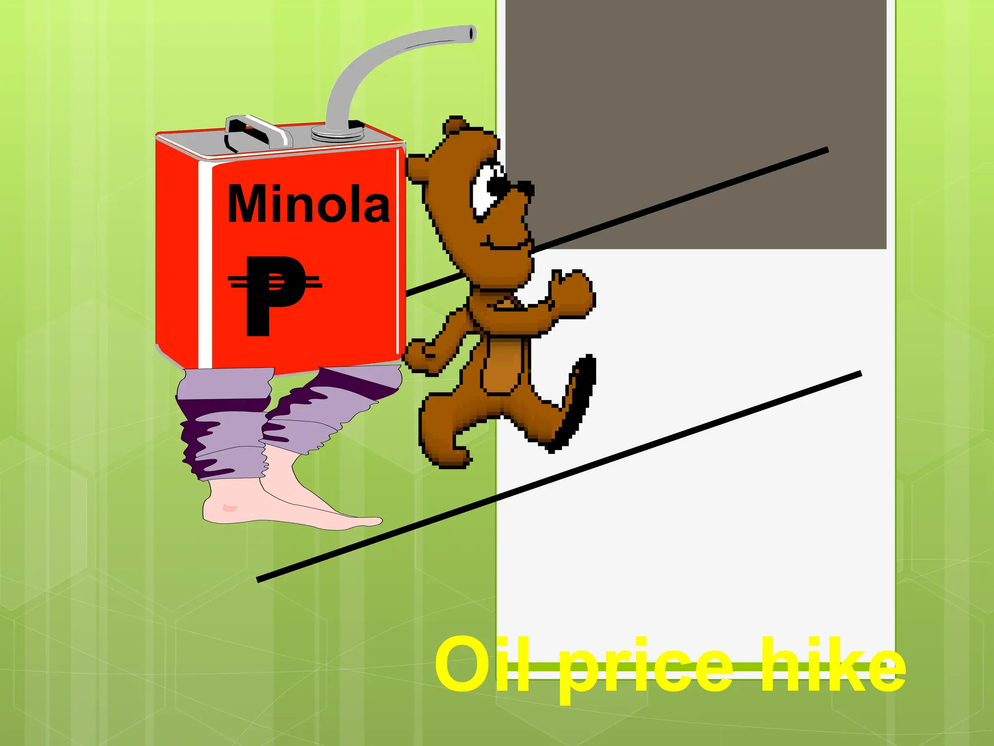 Oil price hike
Minola
 