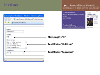 TextBox TextMode="MultiLine"  TextMode="Password"  MaxLength="2"  