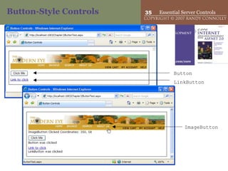 Button-Style Controls Button LinkButton ImageButton 