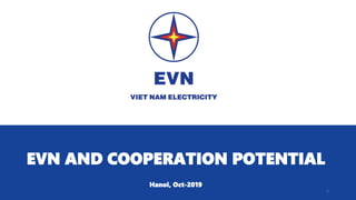1
EVN AND COOPERATION POTENTIAL
Hanoi, Oct-2019
 