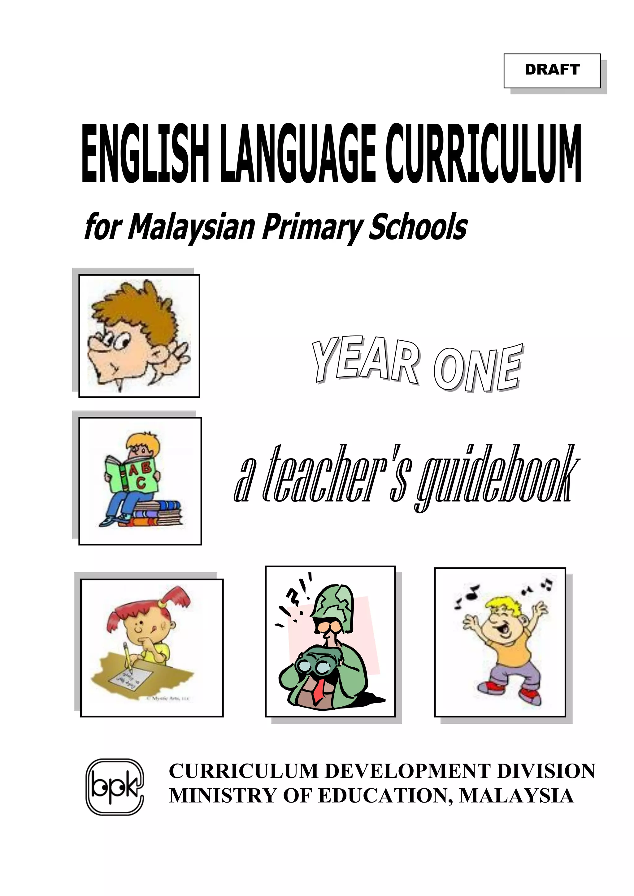 english kssr year 1 guide book | PDF