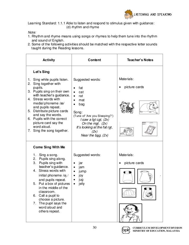 english kssr year 1 guide book