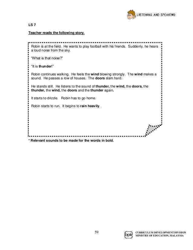 kssr year 1 english syllabus pdf
