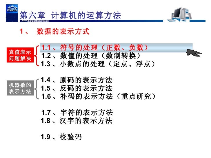 04 计算机的运算方法01