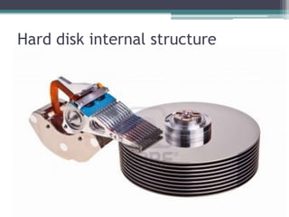 Hard disk internal structure
 
